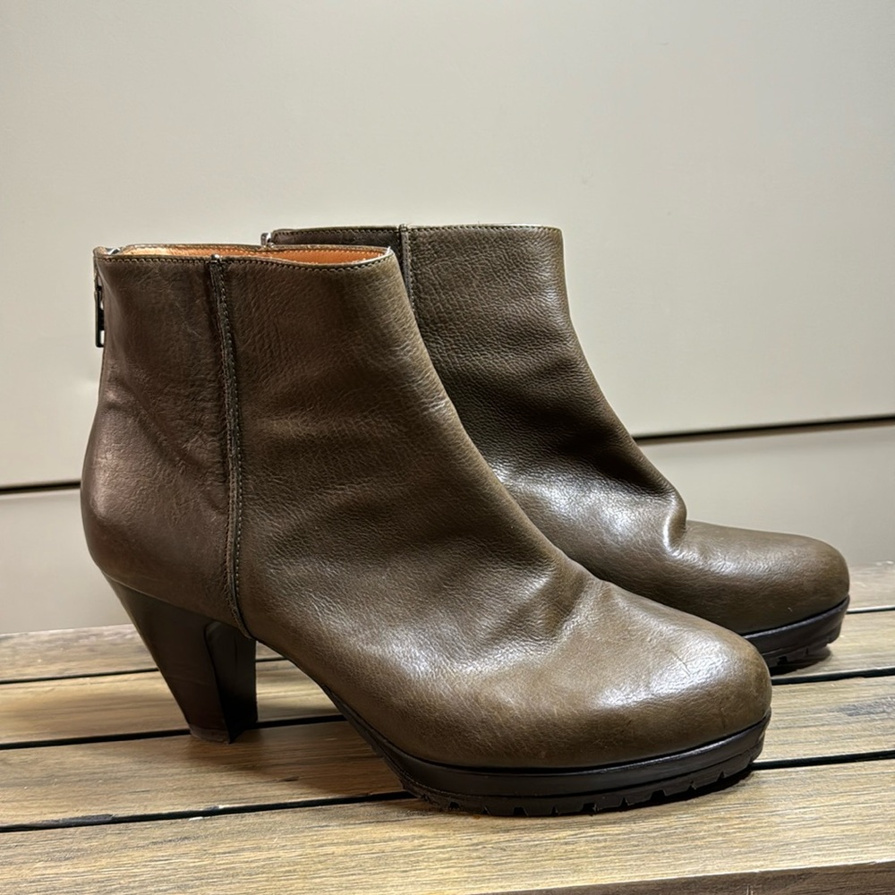 Strenesse Gabriele Strehle Women’s Leather Ankle Boots Size 38/7.5